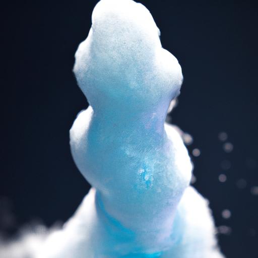 Witness the captivating chemical reaction between hydrogen peroxide and potassium iodide that creates a foamy eruption resembling toothpaste shooting out like an elephant's trunk.
