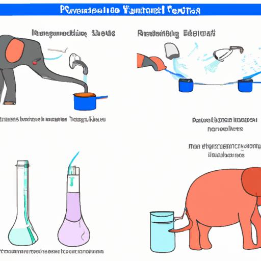 Step-by-step instructions for the elephant toothpaste experiment