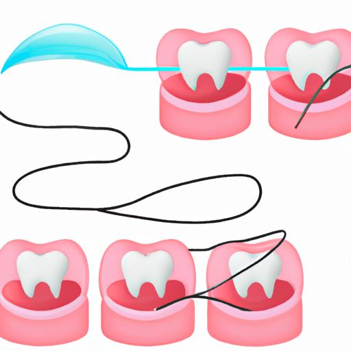 Gentle on gums and teeth: Water dental flosser in action