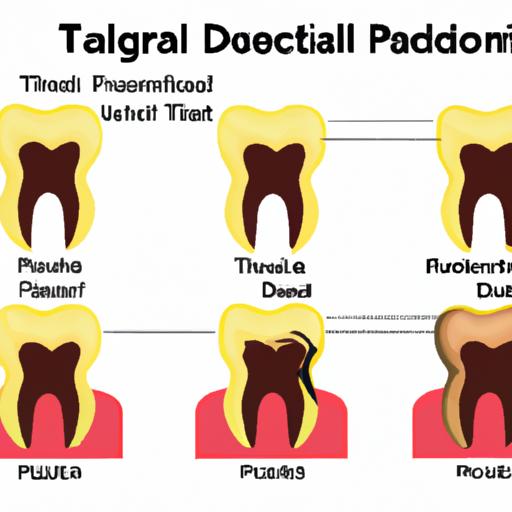 Plaque buildup on teeth can lead to tooth decay, gum disease, and bad breath.