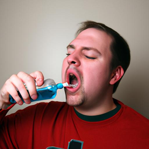Using mouthwash as part of a regular oral care routine, swishing it around for 30 seconds.
