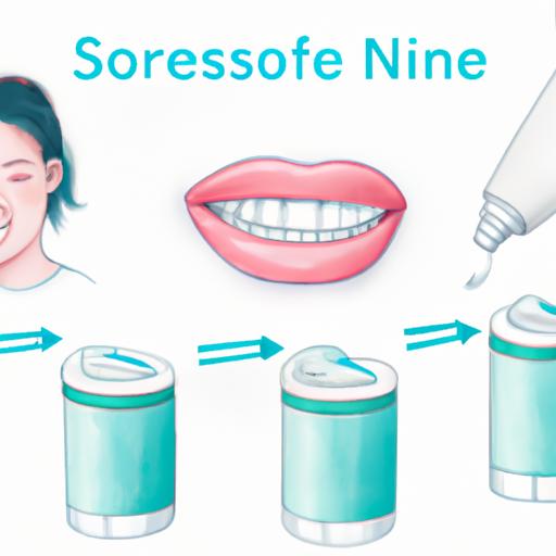 Brushing teeth with Sensodyne Non Mint Toothpaste for effective tooth sensitivity relief