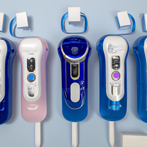 Explore the range of Philips water flosser models with unique features.