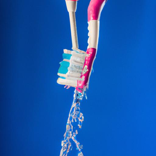 The Waterpik Toothbrush and Water Flosser Combo in action