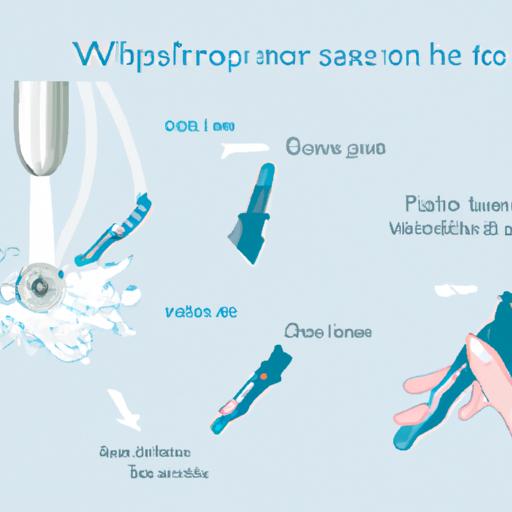 Cleaning the nozzle of a Waterpik water flosser is an essential troubleshooting step.