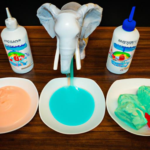 Ingredients for 12 Elephant Toothpaste