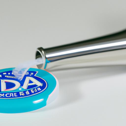 The American Dental Association (ADA) endorsing a water flosser with their seal of acceptance.