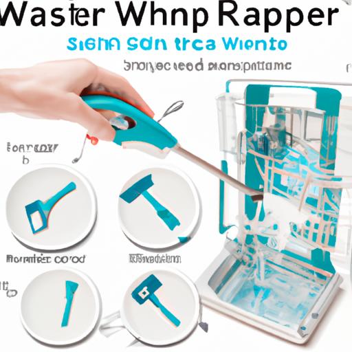 Clean your Waterpik water flosser effortlessly with these simple steps.