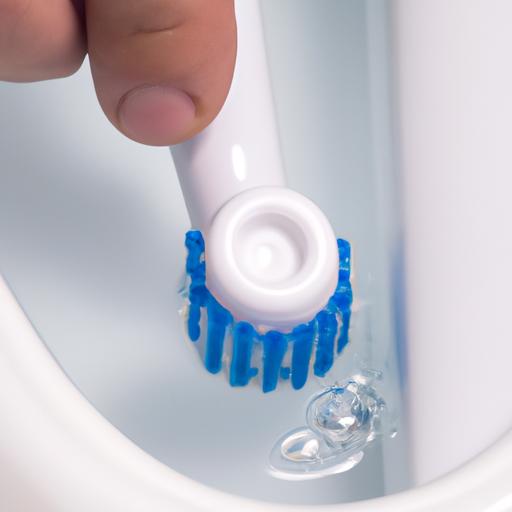 Preventing buzzing issues by cleaning the Philips Sonicare toothbrush brush head.