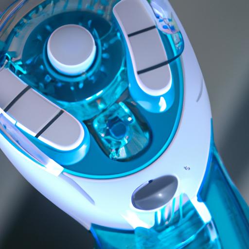 The cordless express water flosser - blue offers a compact and portable design, powerful water pressure, multiple pressure settings, and a visually appealing blue color option.