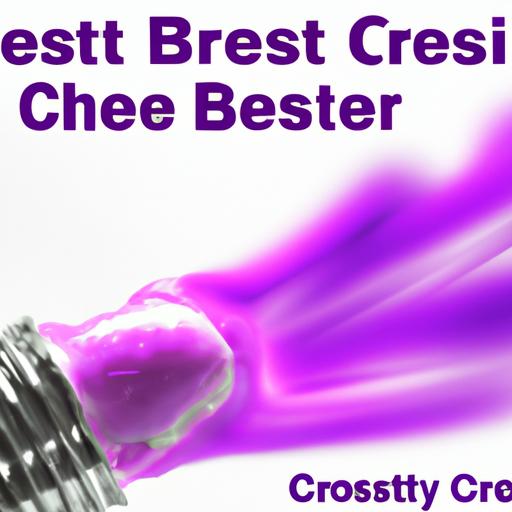 Fresh breath with Crest's purple toothpaste