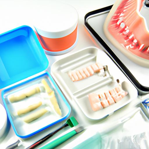 Key components of a denture cleaning kit