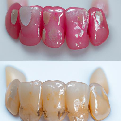 Stained dentures can be restored to their original state with proper cleaning techniques.