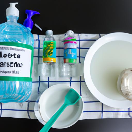 The key ingredients for making easy elephant toothpaste.