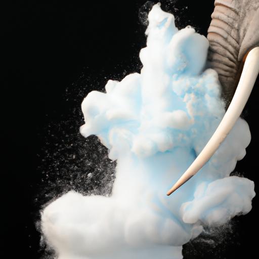 Captivating reaction of elephant toothpaste with a massive foam eruption