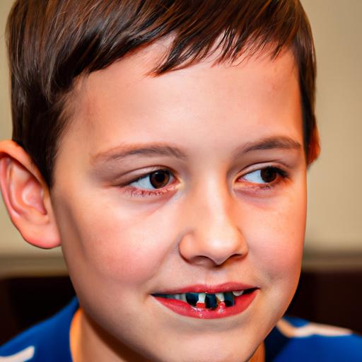 A delighted patient showcasing the positive results of orthodontic treatment for IOTN Grade 1-3