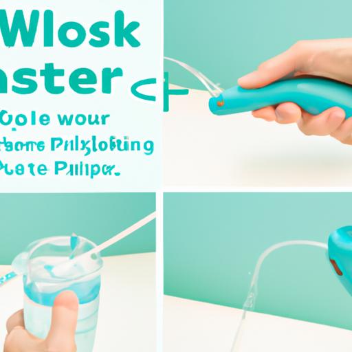 Learn how to use the Waterpik Classic Water Flosser WP-70 with this easy-to-follow visual guide.
