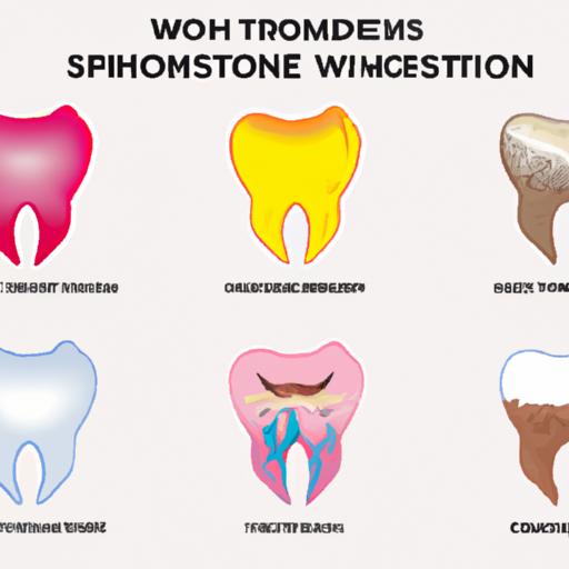 Illustration of common symptoms after wisdom tooth extraction
