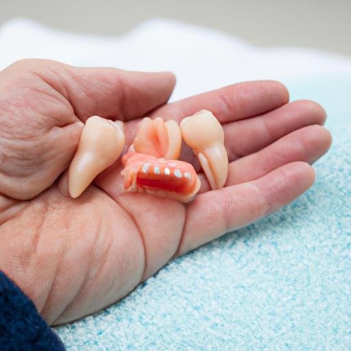 Handle your dentures with care to prevent accidents and damage.