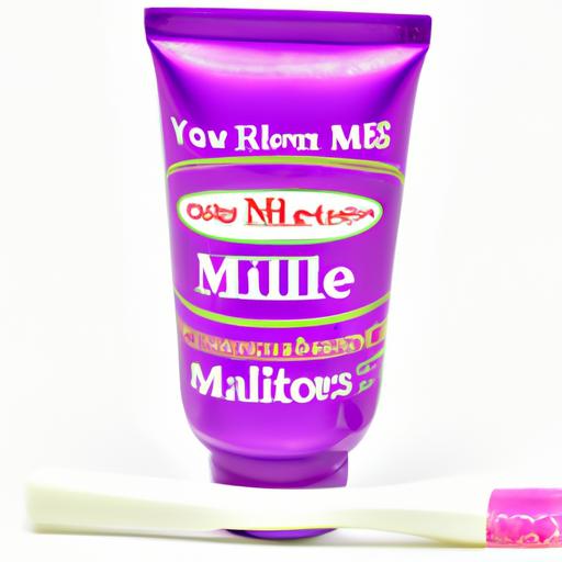 Million Dollar Smile Purple Toothpaste Tube
