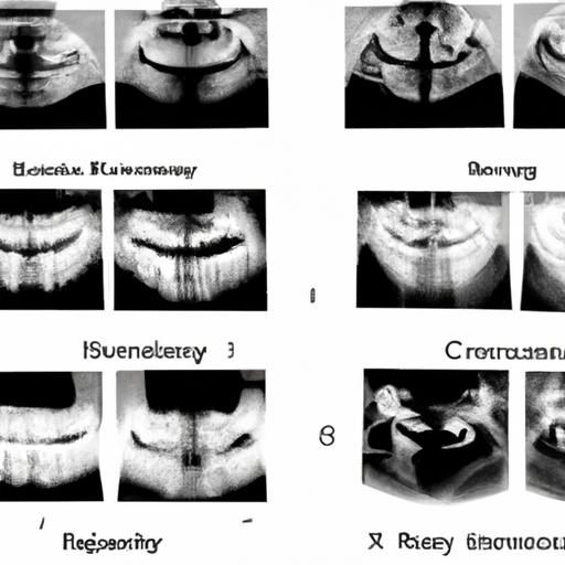 Illustration of various X-ray types employed in orthodontic treatment.