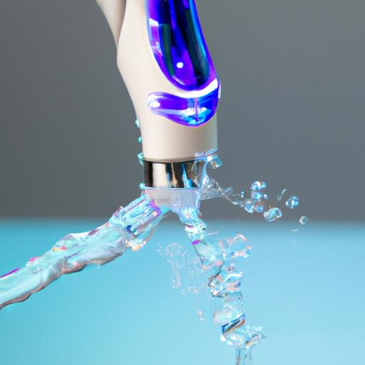 Experience the benefits of the Osmo Cordless Water Flosser as it efficiently removes plaque and promotes healthy gums.