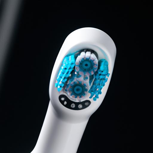 A Philips Sonicare toothbrush power button