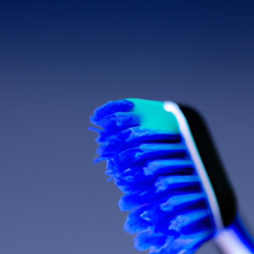 A Philips Sonicare toothbrush vibrating to clean teeth and gums.