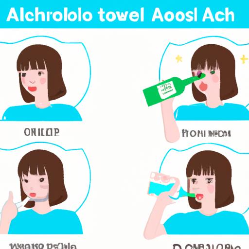 Follow proper usage techniques when using alcohol-free mouthwash for post-tonsillectomy care.