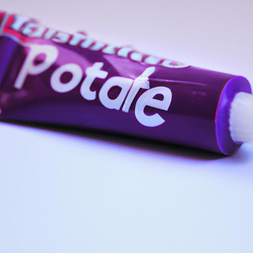 Discover the uniqueness of purple toothpaste with its vibrant color and eye-catching packaging.