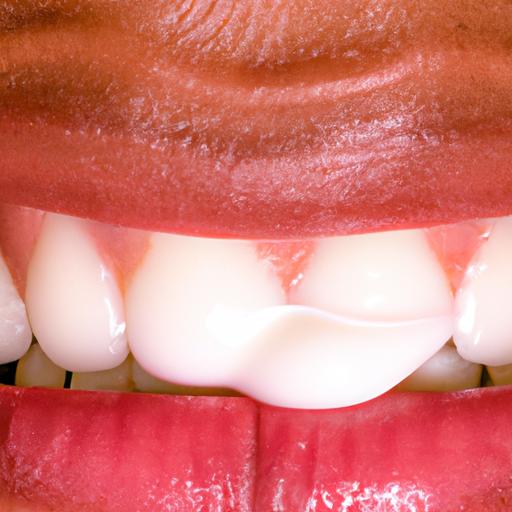 Subtle teeth whitening effect with Sensodyne