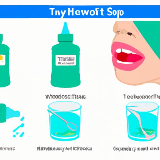Step-by-step guide on using mouthwash for optimal tonsillectomy scab care.