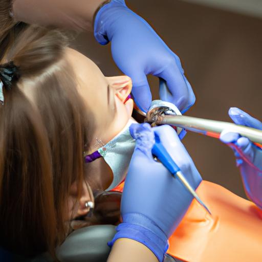 A dental professional demonstrates the painless and comfortable experience of teeth cleaning, debunking common misconceptions.