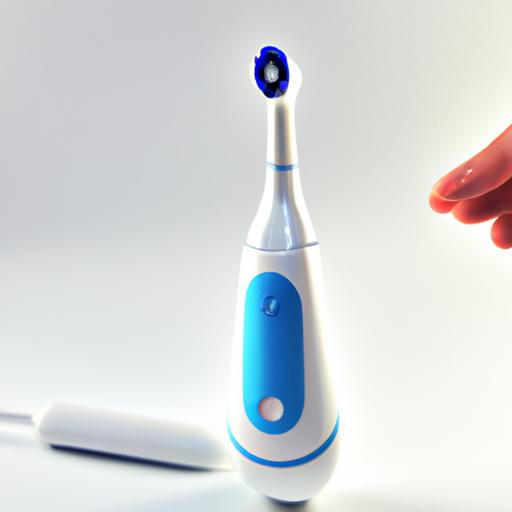 USB electric toothbrush with ergonomic design and replaceable bristle heads.