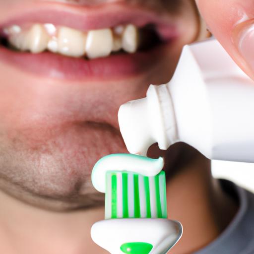 Using fresh Sensodyne toothpaste for optimal oral health.
