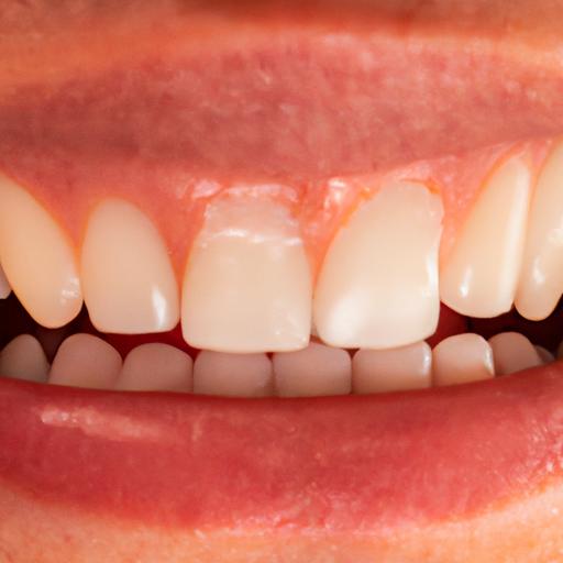 Natural-looking veneers applied to a person's teeth