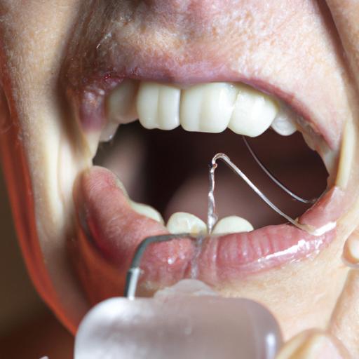 Using a water flosser for effective oral hygiene