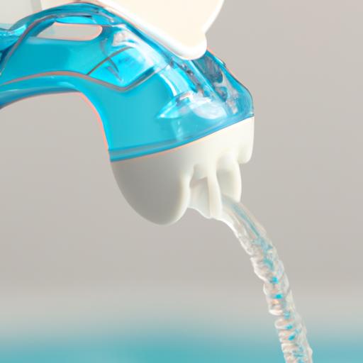 Water flosser device effectively cleaning teeth with a stream of water.