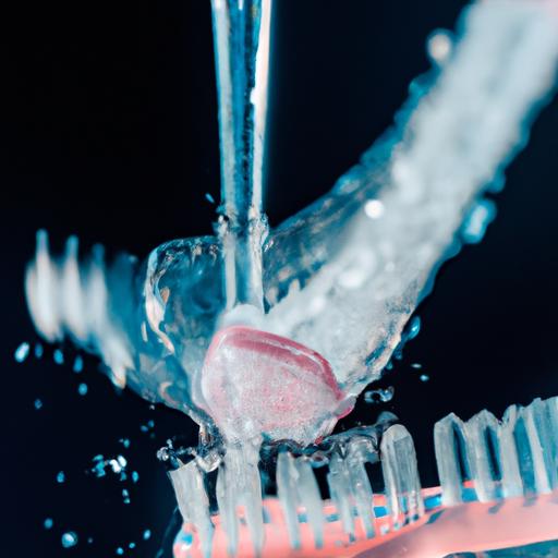 A water flosser effectively cleans hard-to-reach areas between teeth and gums.