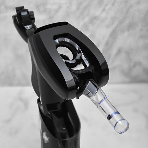 The Waterpik Water Flosser Black boasts a stylish and sophisticated black design.