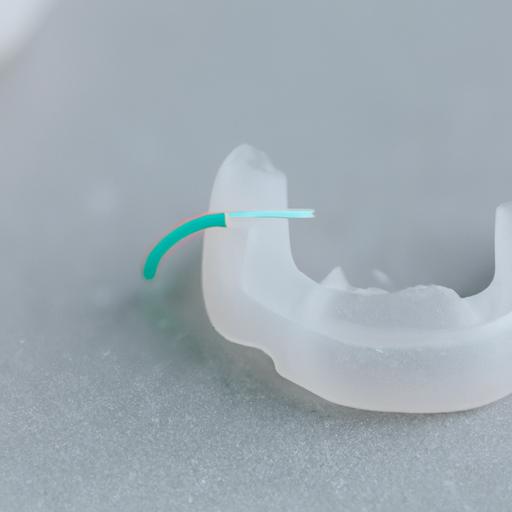 Worn-out flossing tip in need of replacement