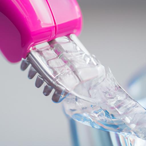 Waterpik water flosser providing a thorough clean between teeth.