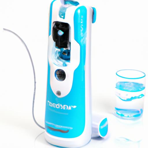 The Waterpik Water Flosser WP-60W: A compact and efficient oral irrigator with customizable pressure settings and interchangeable tips.