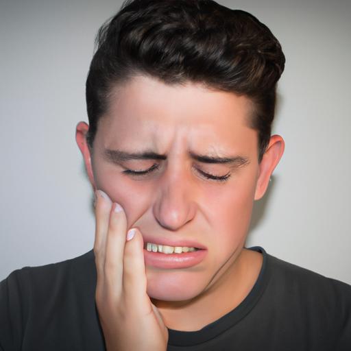 Experiencing pain and discomfort due to problematic wisdom teeth.